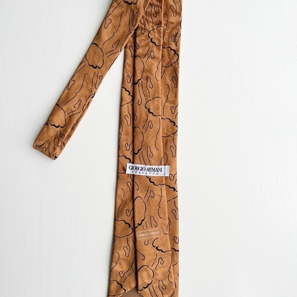 Vintage Giorgio Armani Italy Silk Tie - Picture 3 of 3
